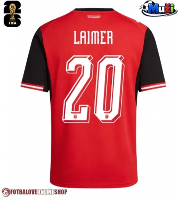 Rakousko Konrad Laimer #20 Domácí Dres MS 2026 Krátkým Rukávem